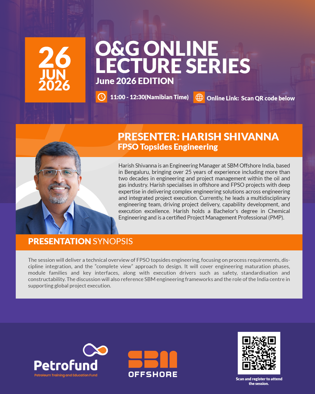 O&G LECTURE SERIES –  JUNE EDITION
